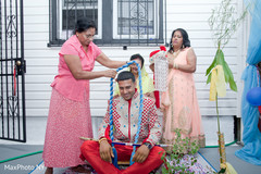 Indian groom getting ready for his big day. Indian groom getting ready for his big day.
