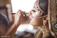 Maharani's bridal makeup session. indian bride,getting ready,bridal hair and makeup