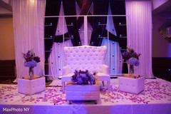 Dreamy indian wedding reception stage and lightning. indian wedding reception,lightning,wedding stage