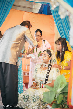 Indian bride pre-wedding ritual. indian wedding ceremony,indian bride,pre-wedding traditions