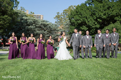 Marvelous Indian wedding outdoor photo shoot. indian bridesmaids,indian groomsmen,indian wedding photography