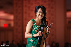 Indian bridesmaid giving a speech indian wedding reception,indian bridesmaids,indian bridesmaids’ fashion