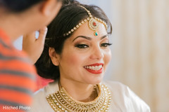Indian beauty being dolled up. Indian beauty being dolled up.