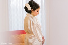 Indian bride's "getting ready" photo shoot. Indian bride's "getting ready" photo shoot.
