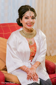Beautiful indian bride getting ready. Beautiful indian bride getting ready.