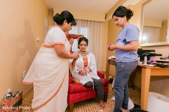 Charming maharani getting ready for her big day. Charming maharani getting ready for her big day.