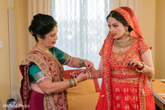 Dazzling Indian bride. indian bride,getting ready,hair and makeup,indian bride ceremony fashion