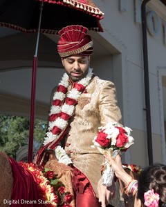 Indian groom ready for baraat Indian groom ready for baraat