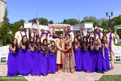 Vibrant indian bride and groom photo shoot indian bridesmaids’ fashion,indian groomsmen fashion,indian bride lengha,indian groom sherwani