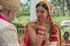Emotional indian bride during her wedding Emotional indian bride during her wedding