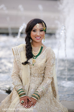 Stunning golden lengha golden lengha,bridal lengha,indian bride fashion