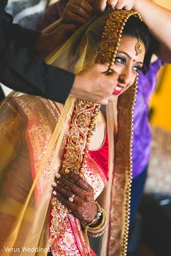 Indian bridal ghoonghat