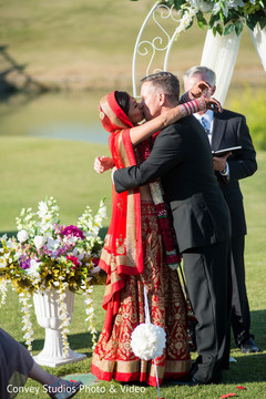 Cutest indian fusion wedding ceremony capture. indian bride,indian groom,indian fusion wedding ceremony