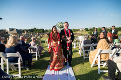 Magical outdoor indian fusion wedding ceremony. indian bride,indian groom,indian fusion wedding ceremony