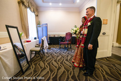 Indian wedding candid shot. indian bride,indian groom,indian fusion wedding ceremony