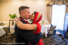 Romantic indian couple's capture. indian bride,indian groom,indian fusion wedding ceremony