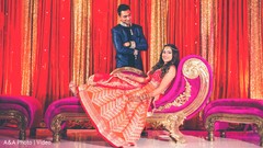 Amazing sangeet stage pre wedding celebrations,indian bride fashion,indian groom fashion