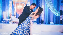 Stunning blue and gold lengha bridal lengha,blue lengha,indian groom fashion