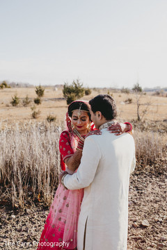 Romantic outdoor indian wedding photo session. Romantic outdoor indian wedding photo session.