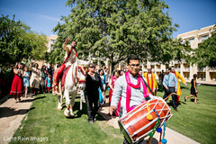 Indian groom's baraat procession Indian groom's baraat procession