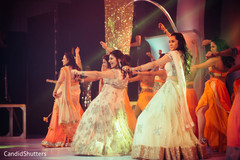 Cheerful sangeet dance performance Cheerful sangeet dance performance