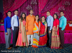 Beautiful sangeet night family photography. Beautiful sangeet night family photography.
