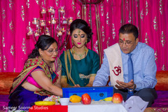 Indian bride pre-wedding ritual. Indian bride pre-wedding ritual.
