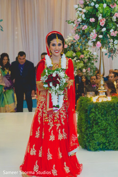 Speechless Indian bride entrance. indian wedding ceremony,floral and decor,indian bride
