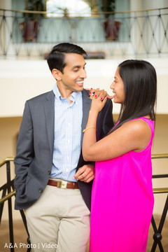 Elegant Indian engagement photo. Elegant Indian engagement photo.