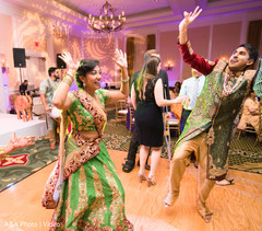 Sangeet night celebrations. sangeet,indian bride,indian groom,dj and entertainment
