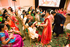 Hindu wedding ceremony guests. Hindu wedding ceremony guests.