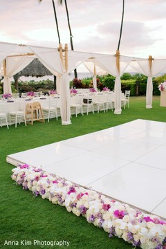 Indian wedding reception floral decor Indian wedding reception floral decor