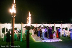 Indian wedding reception party monogrammed dance floor,dj and entertainment,lightning,indian wedding reception