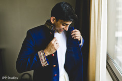 Indian groom getting ready Indian groom getting ready