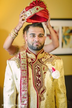 Indian groom's turban Indian groom's turban