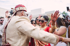 Charming indian bride and groom milni ceremony,maharani's bridal bangles.indian groom turban,mehndi art