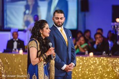 Indian bride giving a speech Indian bride giving a speech