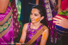 Indian bride's haldi. Indian bride's haldi.