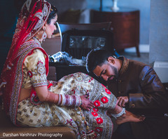 Beautiful bride preparing her wedding outfit. Beautiful bride preparing her wedding outfit.