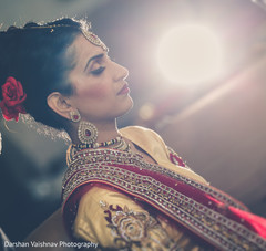 Indian bride solo portrait. getting ready,indian bride,hair and makeup