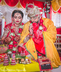 Over the top hindu wedding ceremony. indian bride and groom,indian wedding ceremony