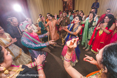 Indian lovebirds dancing. indian bride and groom,pre-wedding celebrations