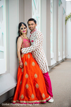 Dazzling indian bride and Groom indian bride lengha,indian groom fashion,pre- wedding celebrations