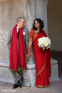 Sweet indian couple during their pre wedding ceremony photoshoot
