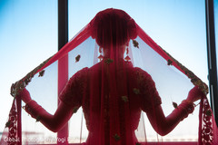 Indian bride looking out the window indian bride fashion,ghoonghat