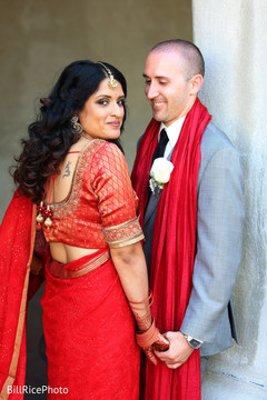 Lovely indian bride in red lengha red lengha,bridal lengha,bridal fashion