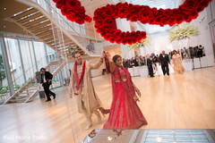 Happy indian newlyweds bridal fashion,bridal lengha,indian groom fashion