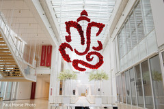Beautiful Ganesha flower silhouette Beautiful Ganesha flower silhouette