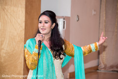 Indian wedding speech moment. wedding speech,indian wedding reception,reception fashion