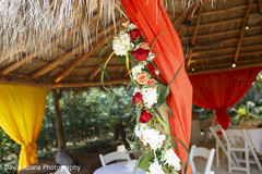 Floral decor for pre-wedding celebration. Floral decor for pre-wedding celebration.